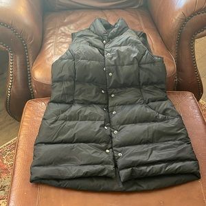 Lululemon Chill Days Goose Down Quilted Long Vest Black
